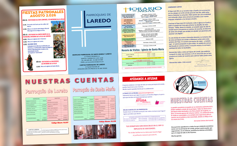 Horarios de misas y fiestas para el verano